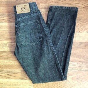 Armani Exchange sz 2R J40 Boot Leg Black Jeans